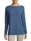 LAFAYETTE 148 Rib-Knit V-Back Sweater