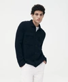 Naadam Cashmere Field Shirt Jacket In Navy