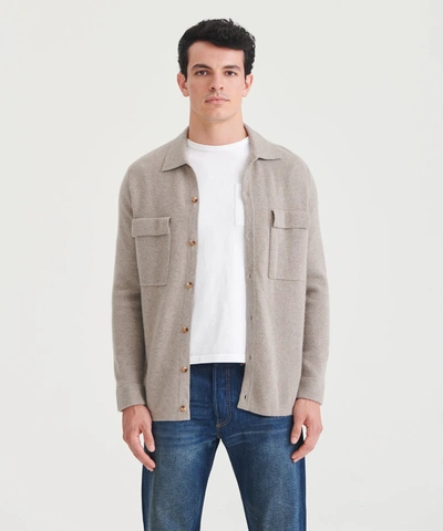 Naadam Cashmere Field Shirt Jacket In Timber