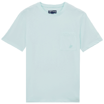Vilebrequin Titan Jersey Pocket T-shirt In Blue