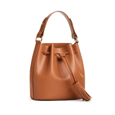 Saison Atlas Mini Leather Bucket Bag