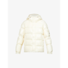 Moncler Maya Padded Shell-down Jacket In Beige