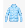 Moncler Extraordinary Forever Maya Quilted Shell Jacket In Blue