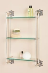 Anthropologie Primrose Bath Shelf In Silver