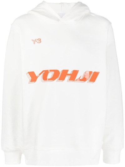 Adidas Y-3 Yohji Yamamoto Adidas Y 3 Yohji Yamamoto Men's  White Cotton Sweatshirt
