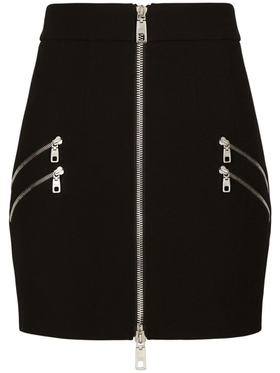 Dolce E Gabbana Women's  Black Polyester Skirt