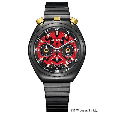 Pre-owned Citizen An3668-55w Tsuno Chrono Star Wars Darth Maul Quartz Watch Limited 400 In Misty Rose