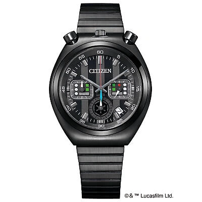 Pre-owned Citizen An3669-52e Tsuno Chrono Star Wars Darth Vader Quartz Watch Limited 600 In Black