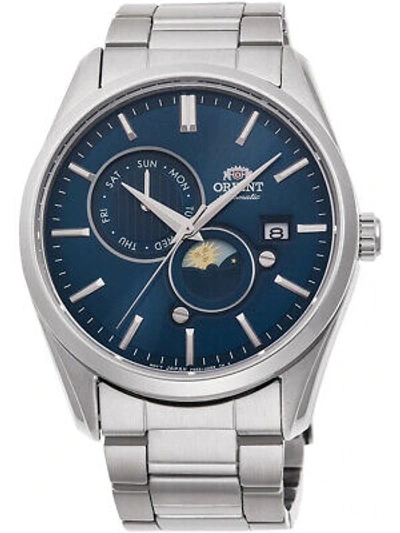 Pre-owned Orient Ra-ak0308l10b Moon Phase Automatic 42mm 5atm