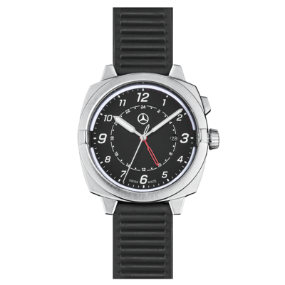 Pre-owned Mercedes-benz Mercedes Benz Original Men's Wrist Watch " Class " Silver/black Boxed