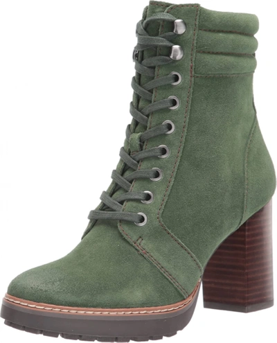 Pre-owned Naturalizer Women's Callie2 Ankle Boot In Spruce Green