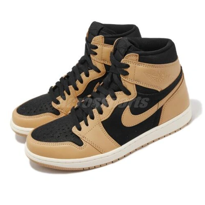 Pre-owned Jordan Nike Air  1 Retro High Og Heirloom Khaki Brown Men Aj1 Casual 555088-202