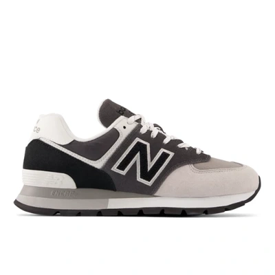 New Balance Men's 574 Rugged In Grey/black