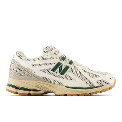 New Balance 1906r In Sea Salt With Nightwatch Green And Pebble