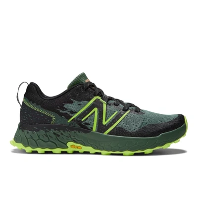 New Balance Fresh Foam X Hierro V7 Low Top Lace Up Sneakers In Green