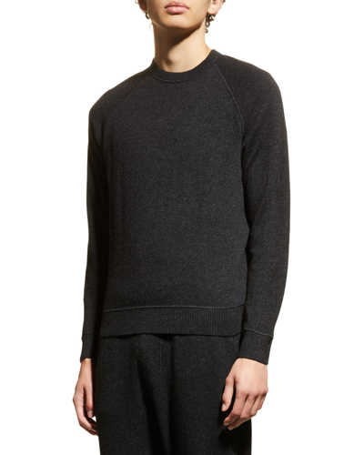 Nomad Men's Bleecker Cashmere Crewneck Sweater In Black