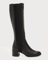 EILEEN FISHER DESTRY TALL LEATHER CHELSEA BOOTS