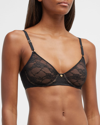 Natori Bliss Allure Underwire Lace Bra In Black Glow