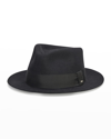 Saint Laurent Fedora Hat In Black
