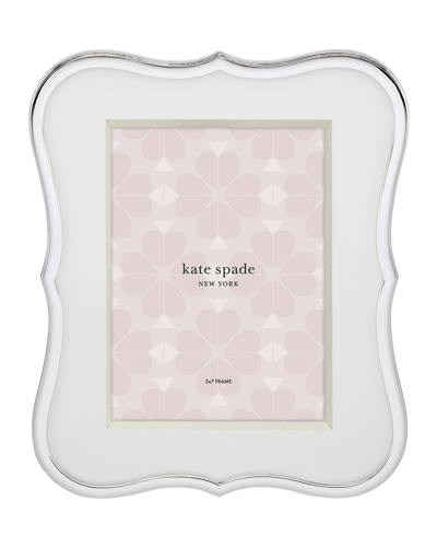 Kate Spade Crown Point 5" X 7" Picture Frame In Silver Plate