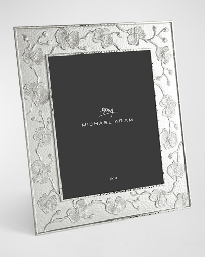Michael Aram White Orchid Sculpted Frame, 8" X 10" In Silver