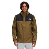 The North Face Antora Dryvent Waterproof Hooded Jacket In Khaki/black In Tnf Black/military Olive