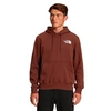 The North Face Inc Men's Box Nse Pullover Hoodie In Dark Oak/tnf Black