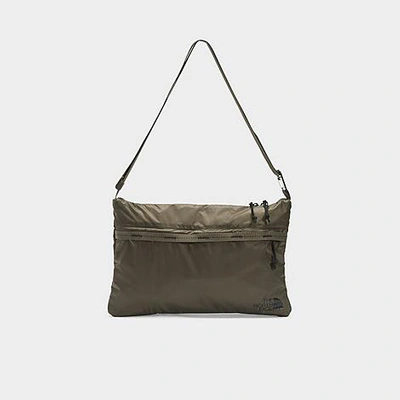The North Face Inc Flyweight Shoulder Bag In New Taupe Green