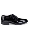 KENNETH COLE NEW YORK MEN'S TOLA PATENT LEATHER DERBY SHOES