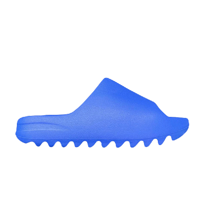 Pre-owned Adidas Originals Yeezy Slides 'azure' In Blue