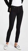 Paige Margot High-rise Crop Ultra Skinny Jeans In Black Shadow