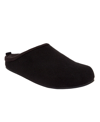 Deer Stags Black Long Hair Calfskin Fussbett Sabot Loafers In Black