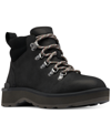 Sorel Hi-line Womens Walking Outdoor Hiking Boots In Black/jet