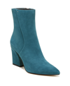 Franco Sarto Vesi Booties Women's Shoes In Teal Suede