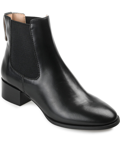 Journee Collection Women's Chayse Chelsea Booties In Black
