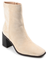 JOURNEE COLLECTION WOMEN'S SLOANN SNIP TOE BLOCK HEEL BOOTIES