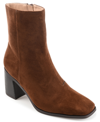 Journee Collection Collection Women's Tru Comfort Foam Sloann Bootie In Brown