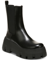 Circus By Sam Edelman Ana Womens Mixed Media Pull On Ankle Boots In Black