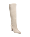 Franco Sarto Koko Wide Calf High Shaft Boots Women's Shoes In Cashmere Faux Leather