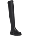 STEVE MADDEN WOMEN'S INDUSTRY OVER-THE-KNEE LUG-SOLE BOOTS