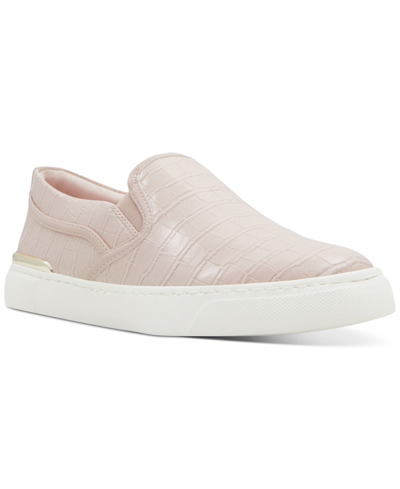 Aldo Quarta Slip-on Sneakers Women's Shoes In Light Pink Croco ()