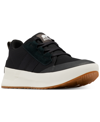 Sorel Out N About Iii Low-top Sneakers Women's Shoes In Black/sea Salt