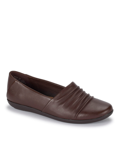 Baretraps Women's Piper Slip-on Flats Women's Shoes In Dark Brown