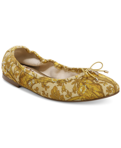 Sam Edelman Women's Felicia Ballet Flats Women's Shoes In Yellow