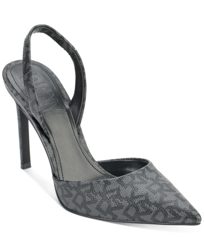 Dkny Women's Macia Pointed-toe Slingback Pumps In Black