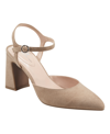 Bandolino Kolby Block Heel Pump In Medium Natural