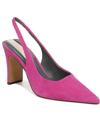 Franco Sarto Averie Slingbacks Women's Shoes In Orchid Suede