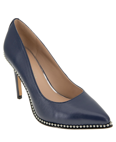 Bcbgeneration Women's Holli Chain Pump In Dark Olive Leather