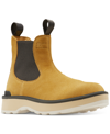 Sorel Hi-line Waterproof Lace-up Boot In Geo Yellow/jet