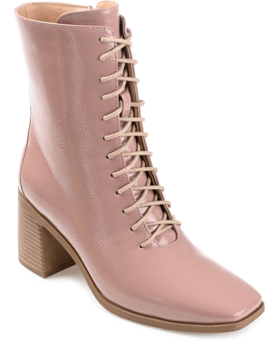 JOURNEE COLLECTION WOMEN'S COVVA LACE-UP BOOTIES